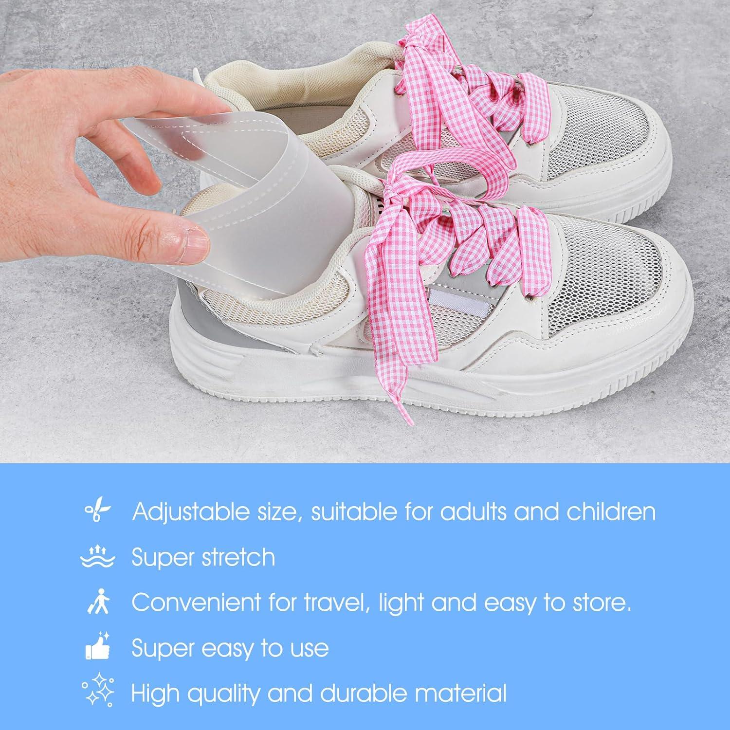 16 Estiradores de Zapatos Xinjoduz Ajustables Transparentes