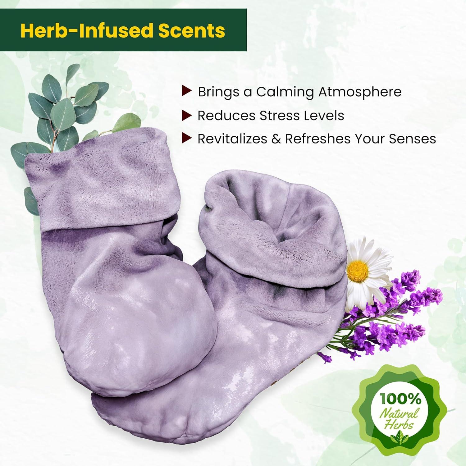 Envoltura de microondas Herbal Concepts para pies - Alivio aromaterapia