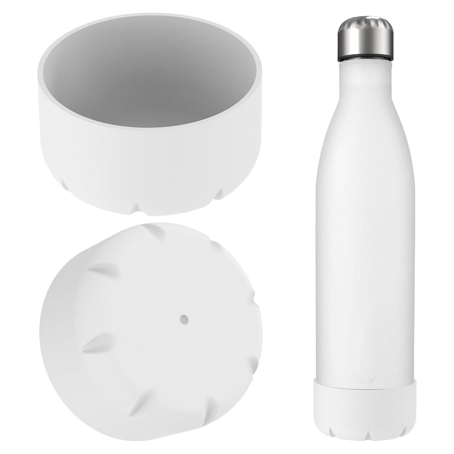 Linkidea 2 Botellas de Agua Silicona 25oz Compatible