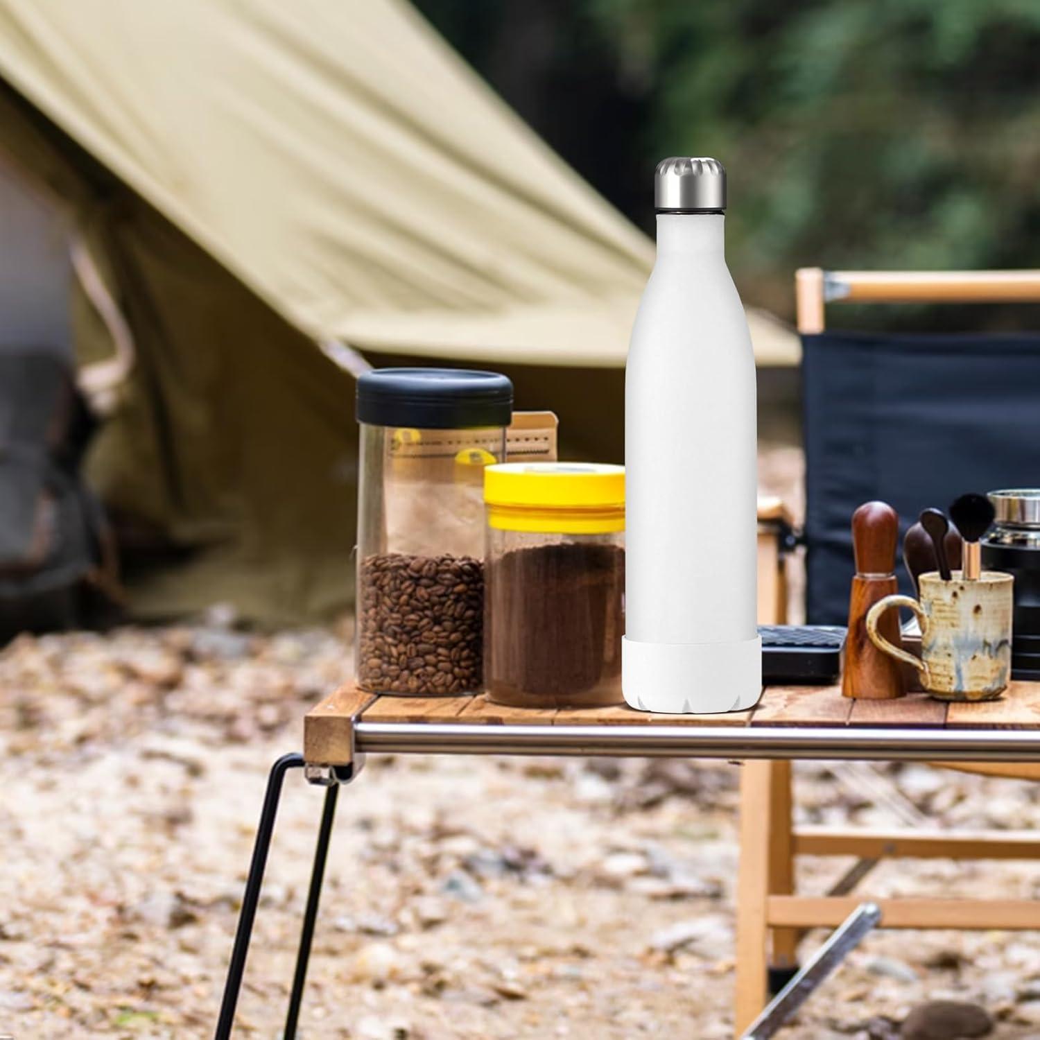 Linkidea 2 Botellas de Agua Silicona 25oz Compatible