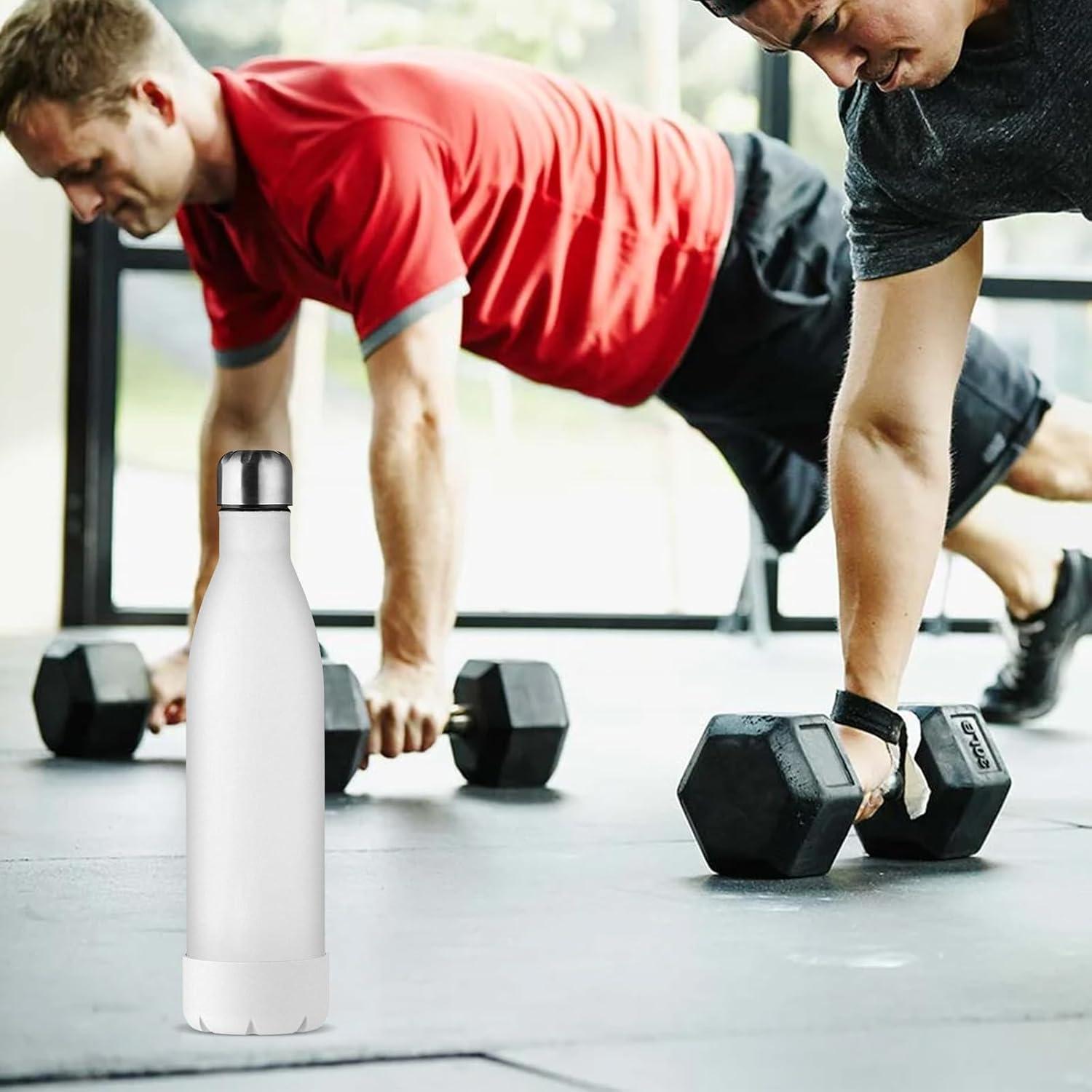 Linkidea 2 Botellas de Agua Silicona 25oz Compatible