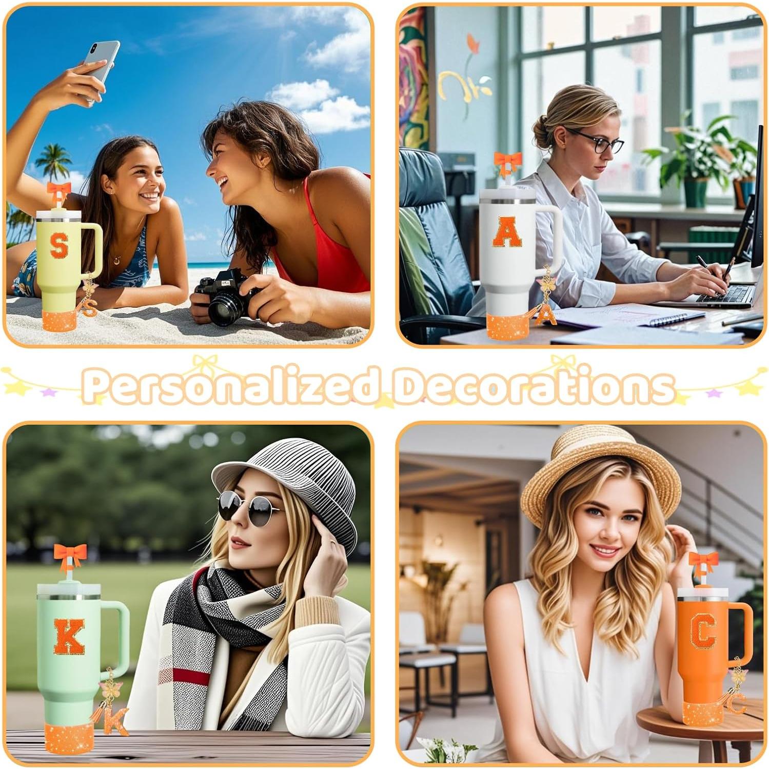 Juego de Accesorios Naranja MOTEERLLU para Taza Stanley 887ml