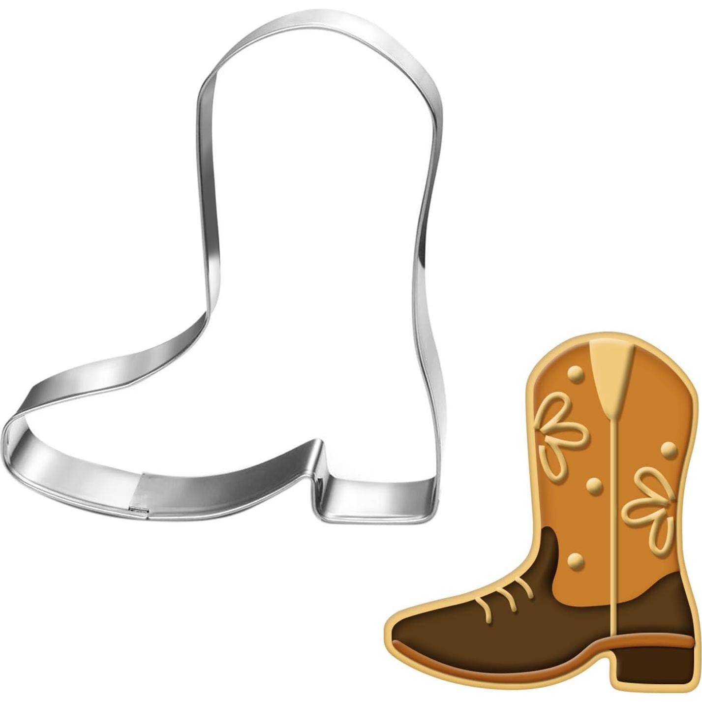 Cortador de Galletas Bota Vaquera LUBTOSMN Acero Inoxidable