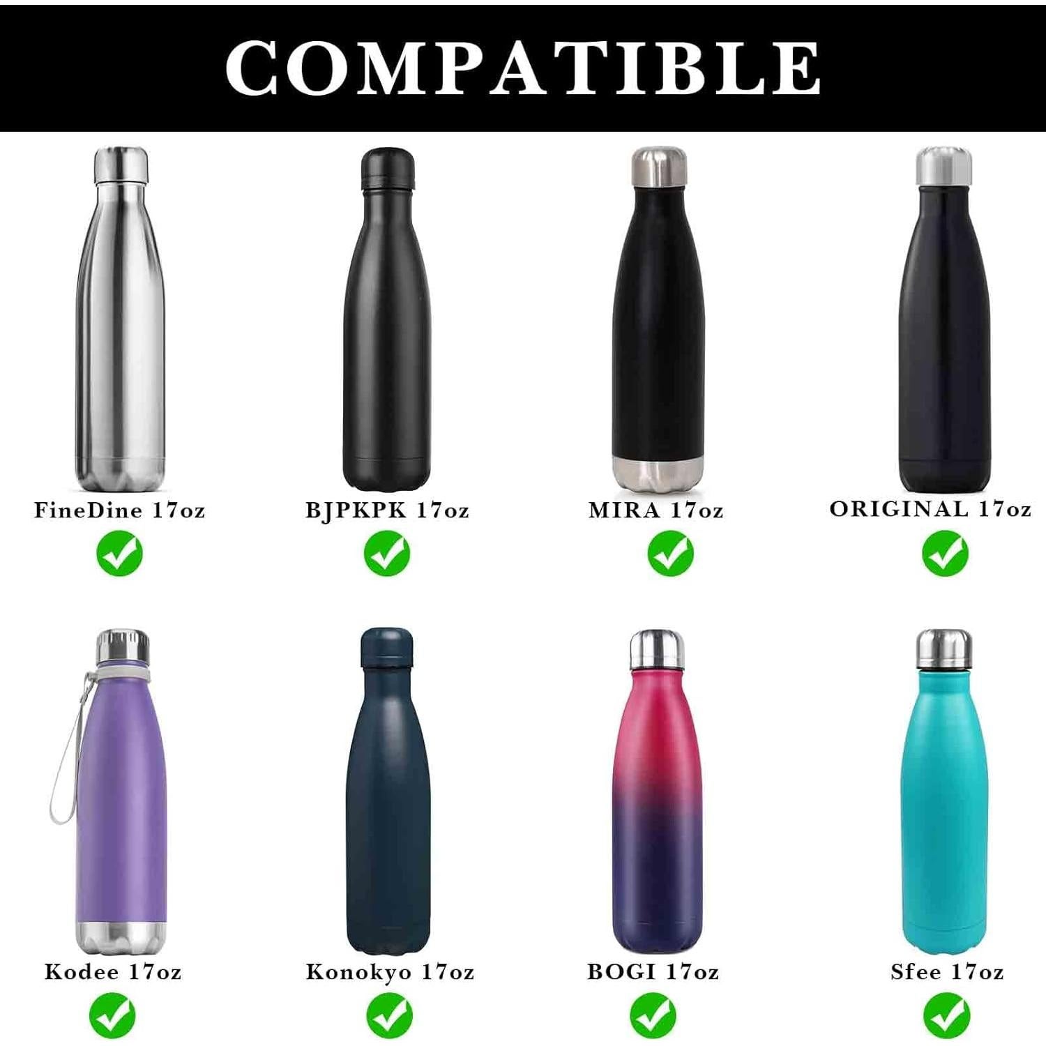 Bota de Silicona para Botellas de Agua Linkidea 17oz - 2 Pack