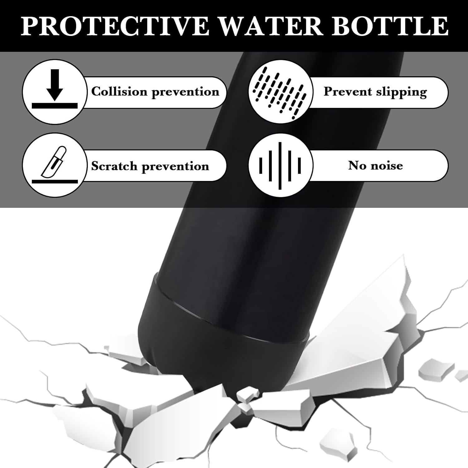 Bota de Silicona para Botellas de Agua Linkidea 17oz - 2 Pack