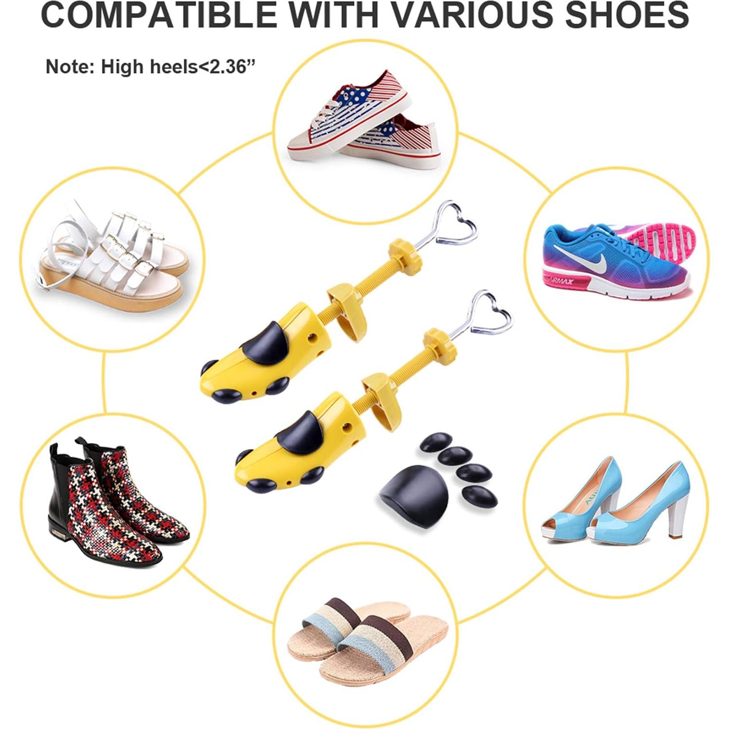 Estirador de Zapatos Cyrico 4 Vías para Mujeres Talla 5.5-10