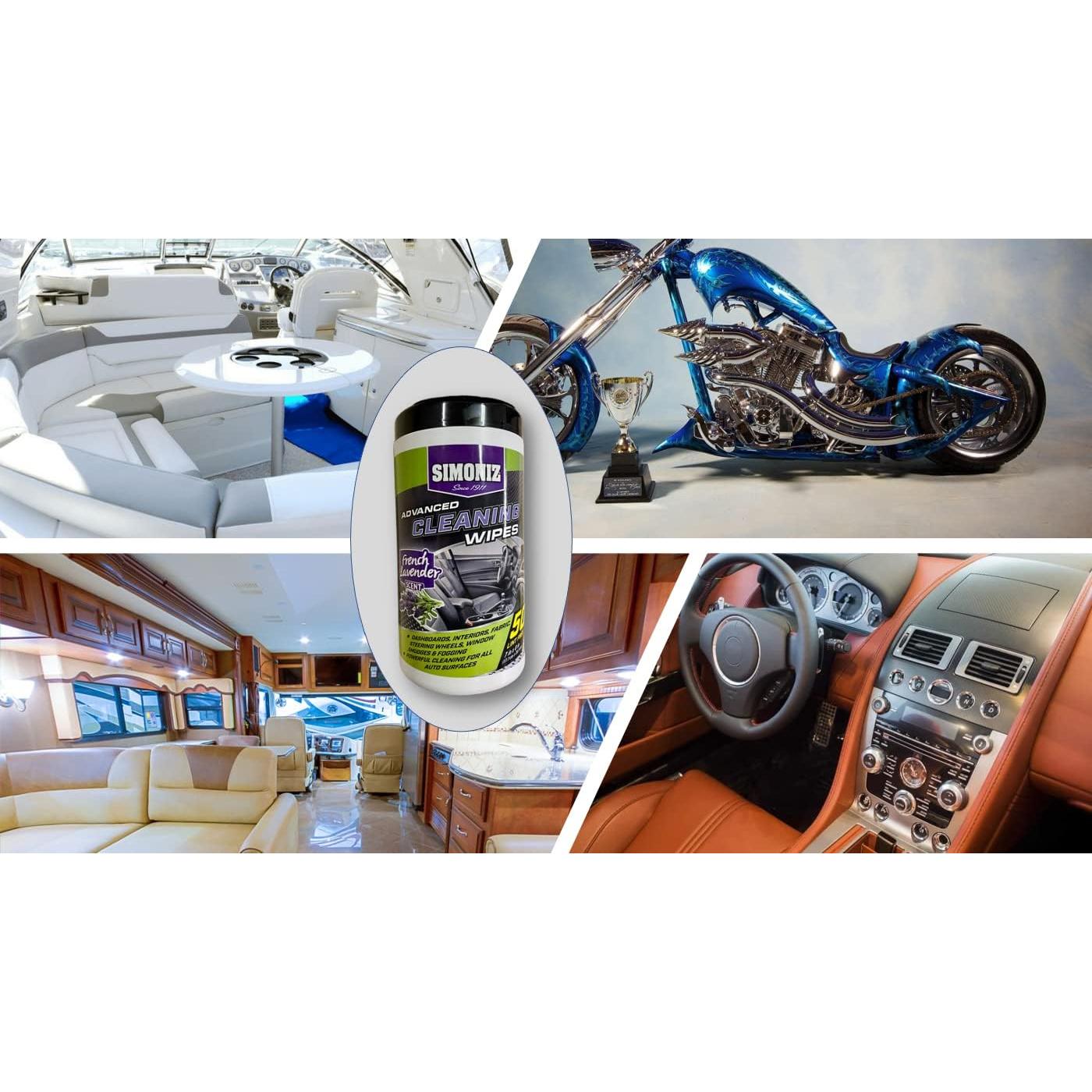 Toallitas de limpieza Simoniz Lavanda Francesa - 50 unidades