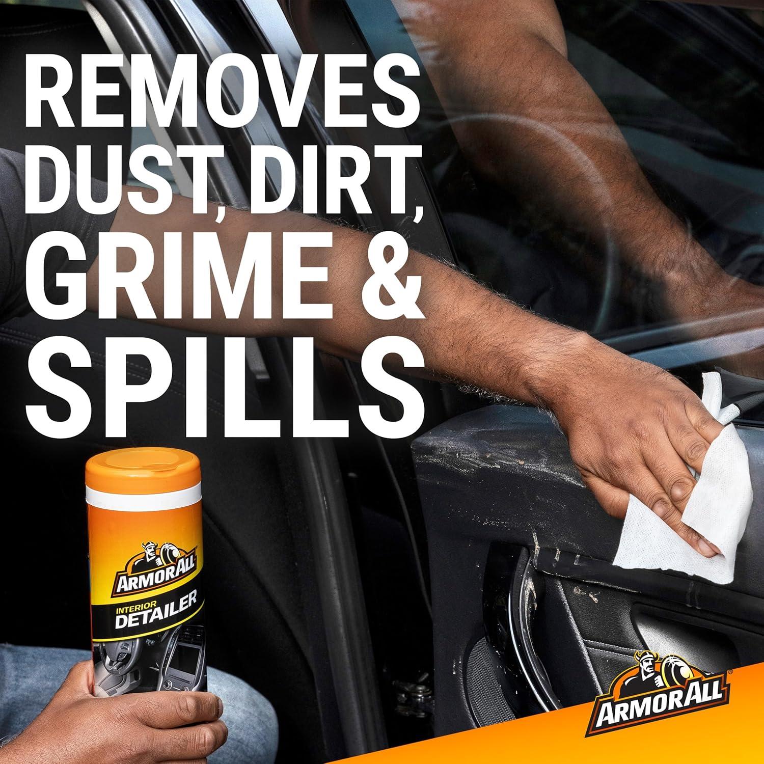 Toallitas para Limpiar Interior de Auto Armor All 25 Unidades
