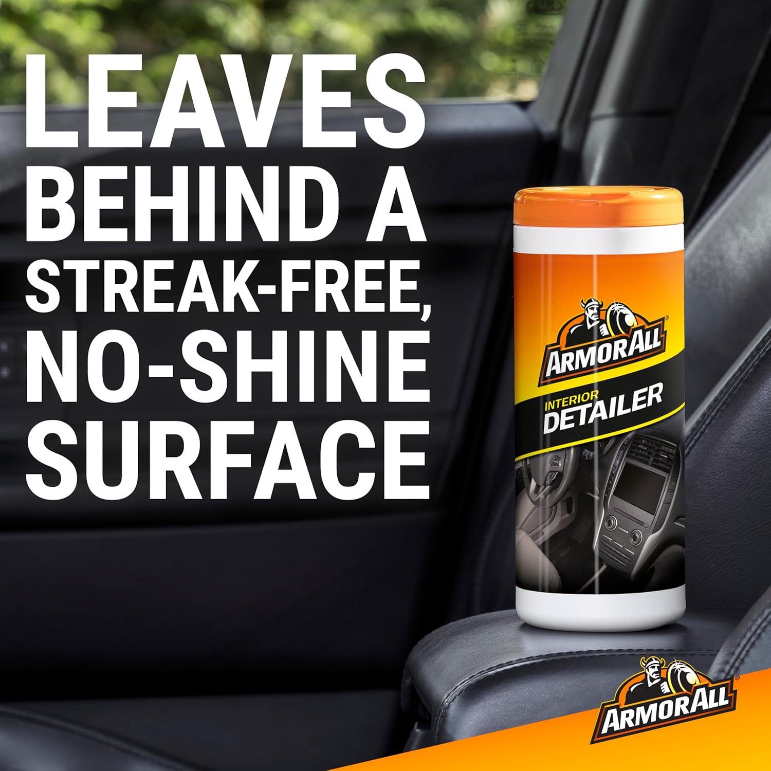 Toallitas para Limpiar Interior de Auto Armor All 25 Unidades