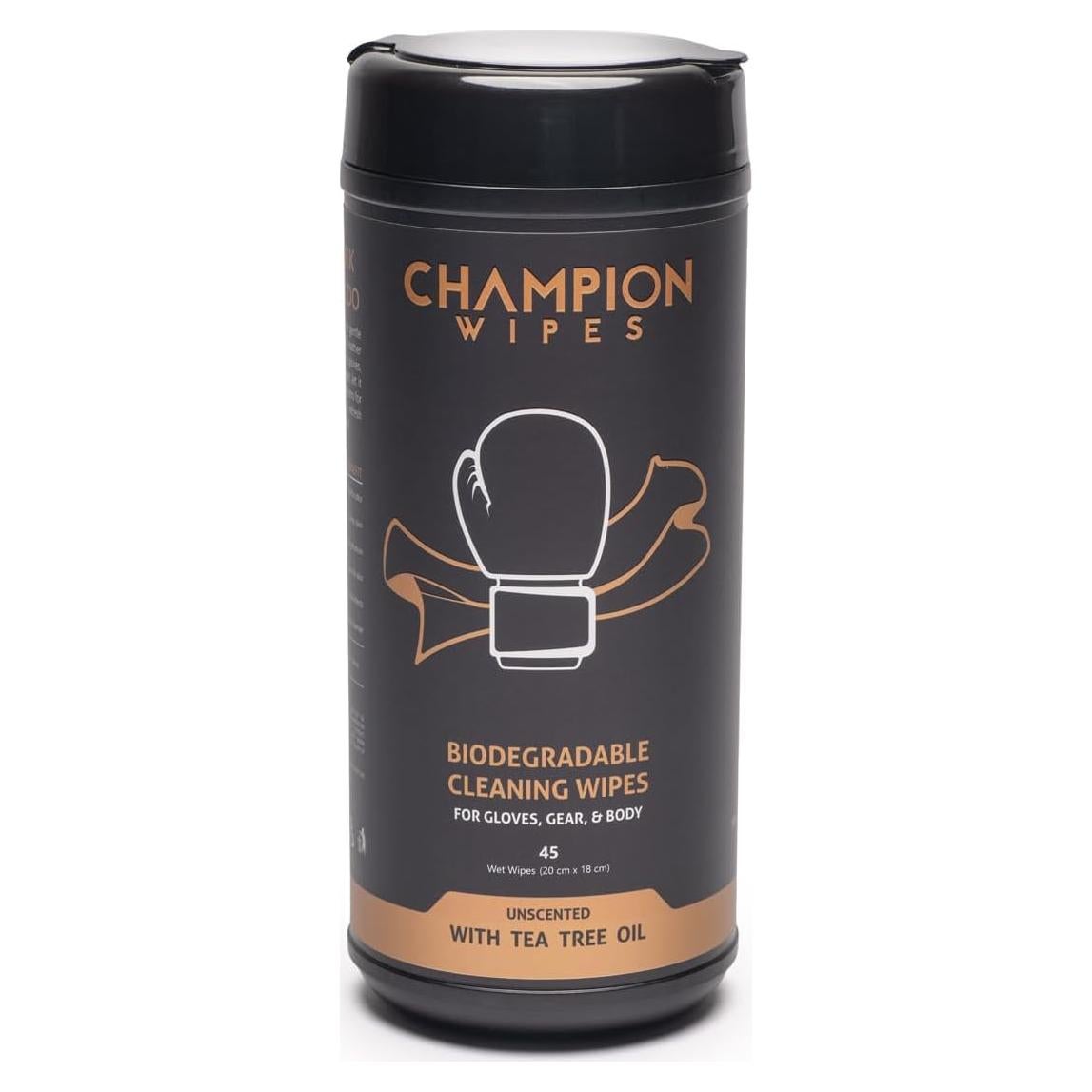 Toallitas de Limpieza Champion Wipes 45 Unidades Biodegradables