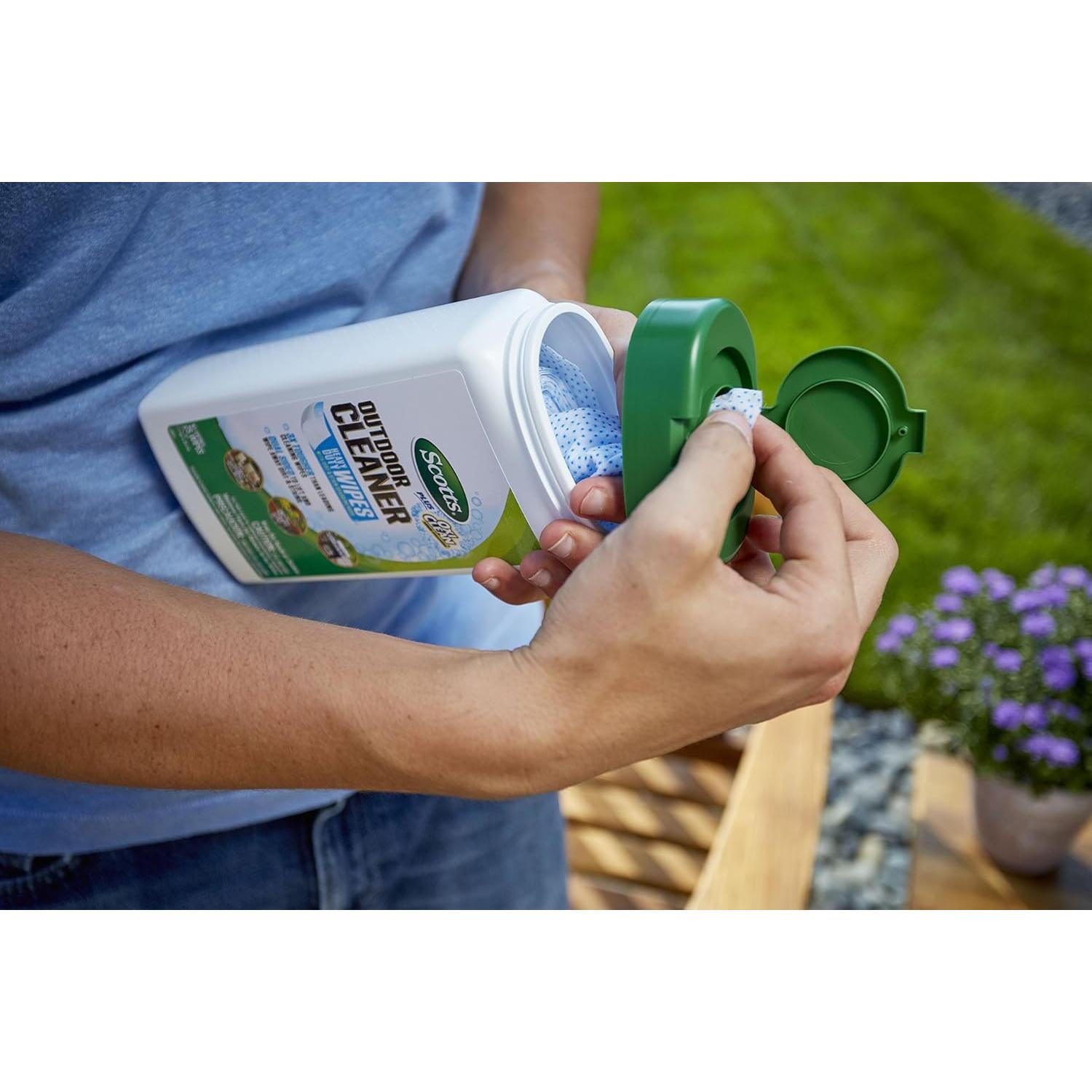 Toallitas de Limpieza para Exteriores Scotts OxiClean 25 Unidades