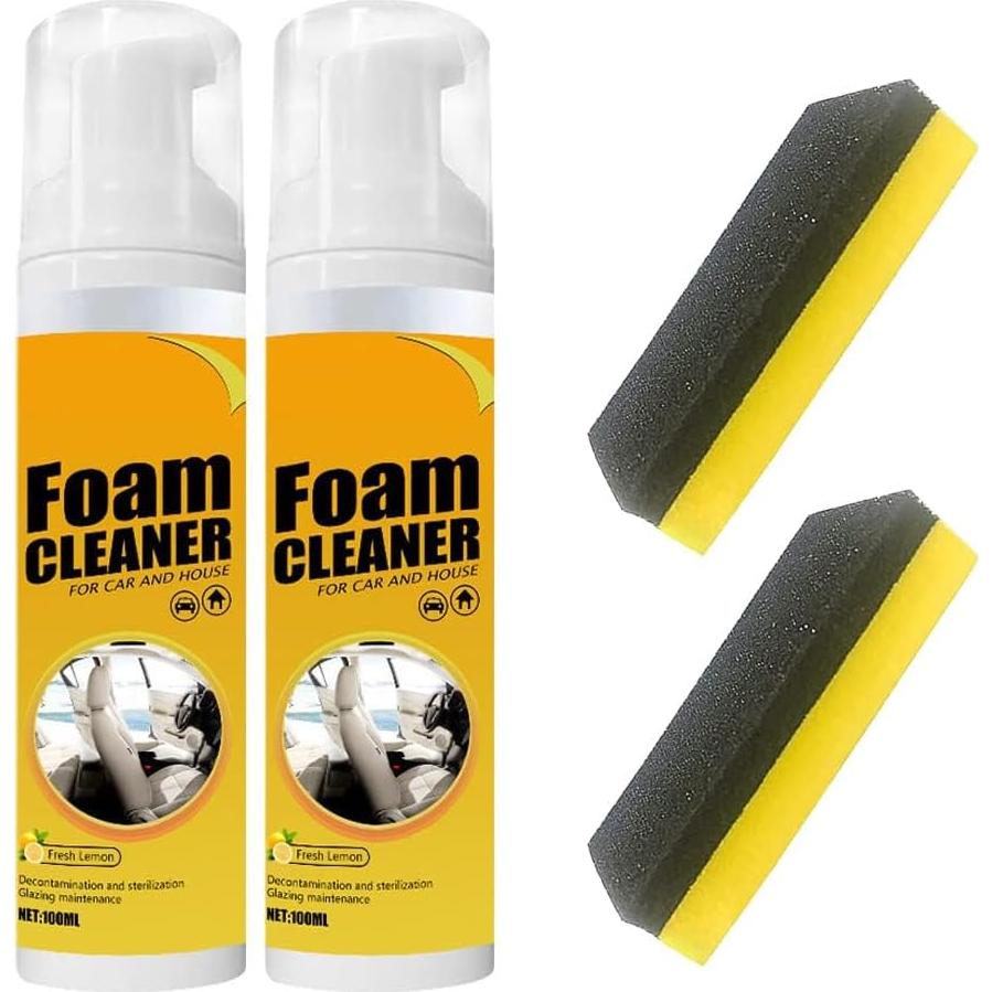 Limpiador de Espuma Multiusos AQISI 100ML para Coche y Hogar