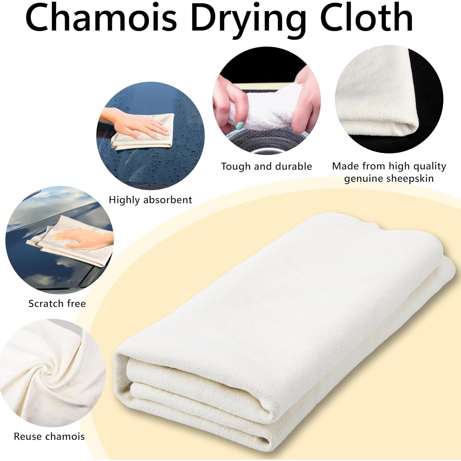 Toalla Chamois para Auto Ecocstm 38x64 cm Cuero Natural