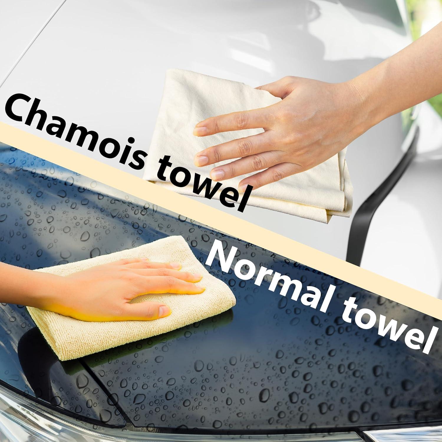 Toalla Chamois para Auto Ecocstm 38x64 cm Cuero Natural