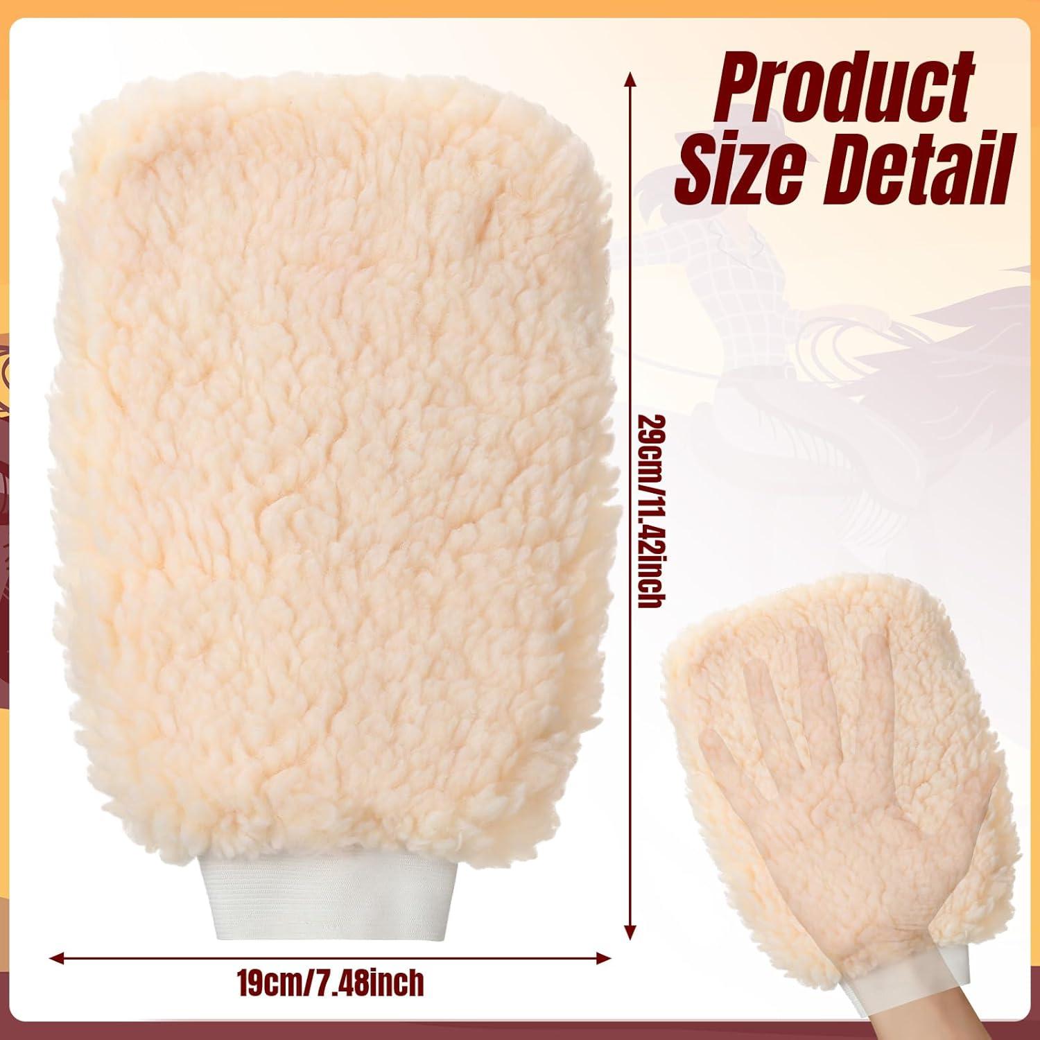 Mitón de Aseo para Caballos Sunnymove - Blanco 29x19 cm