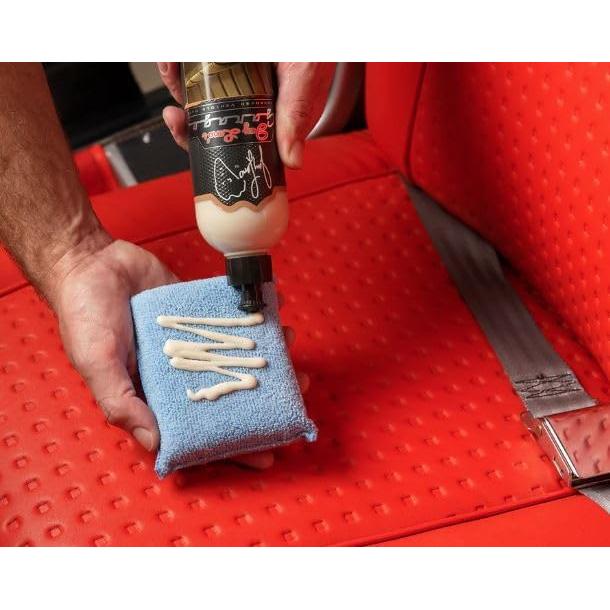 Kit de limpiador y acondicionador de cuero Jay Leno 4 piezas