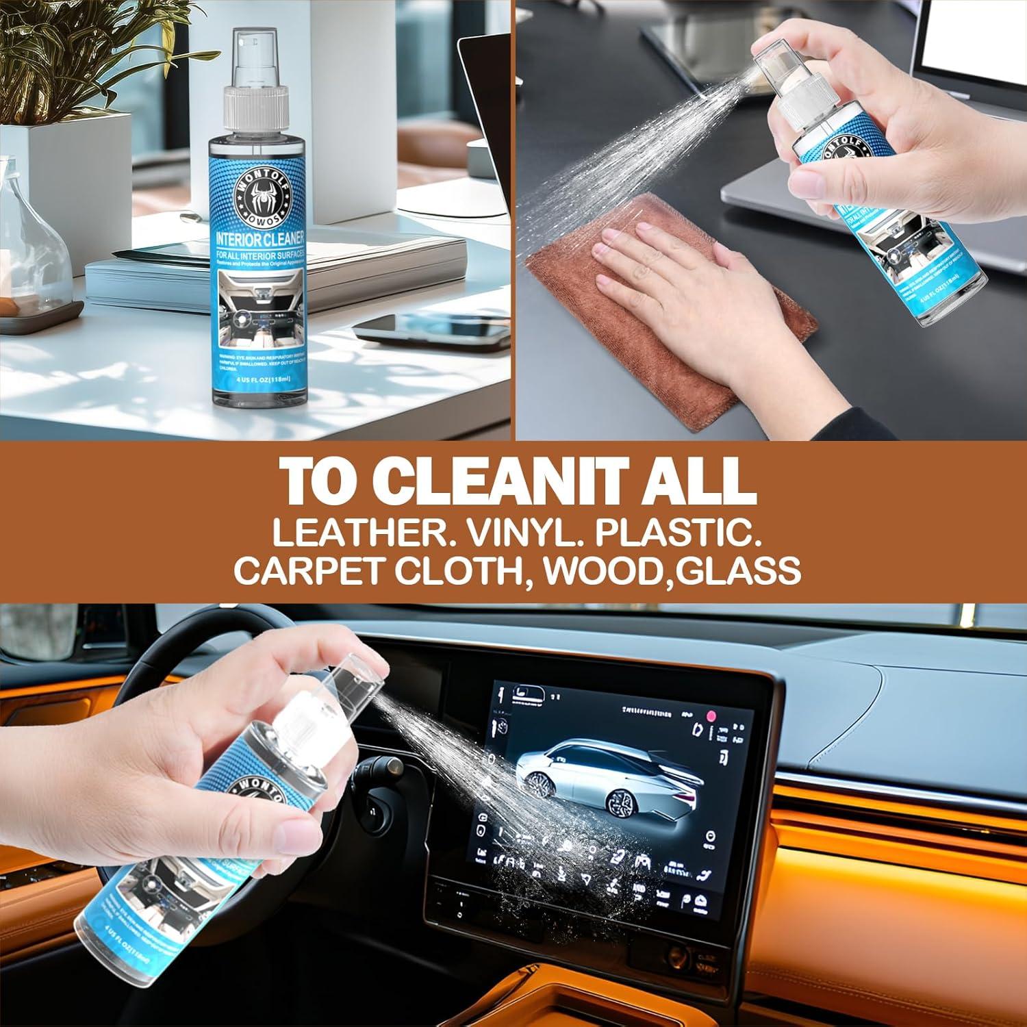 Kit de Limpiador y Acondicionador de Cuero Wontolf 0.6kg