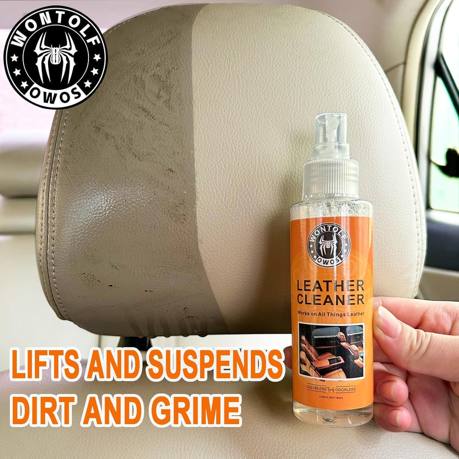 Kit de Limpiador y Acondicionador de Cuero Wontolf 0.6kg