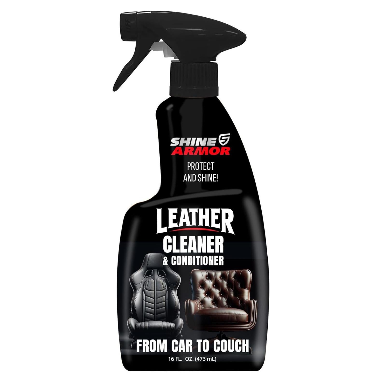 Limpiador y Acondicionador de Cuero Shine Armor 473ml - 2 en 1