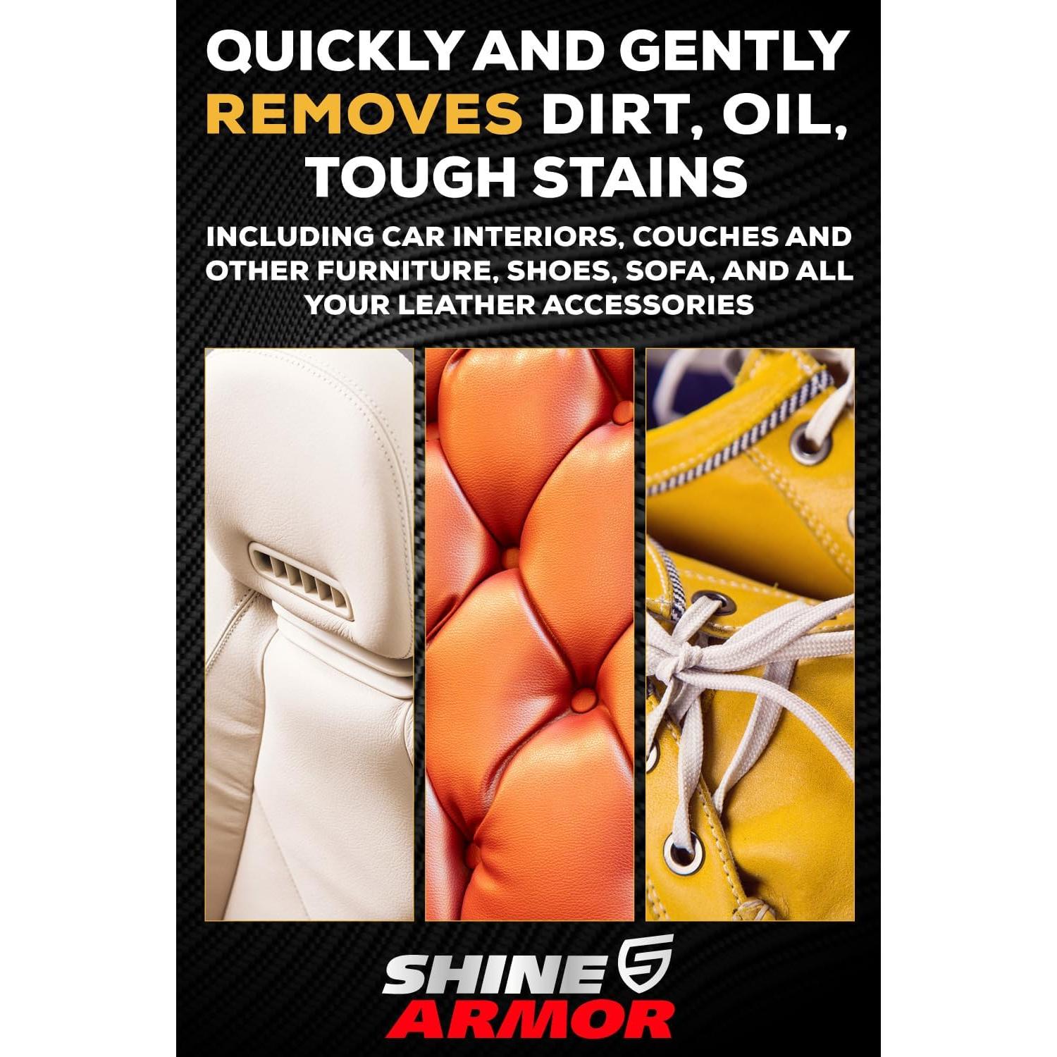 Limpiador y Acondicionador de Cuero Shine Armor 473ml - 2 en 1