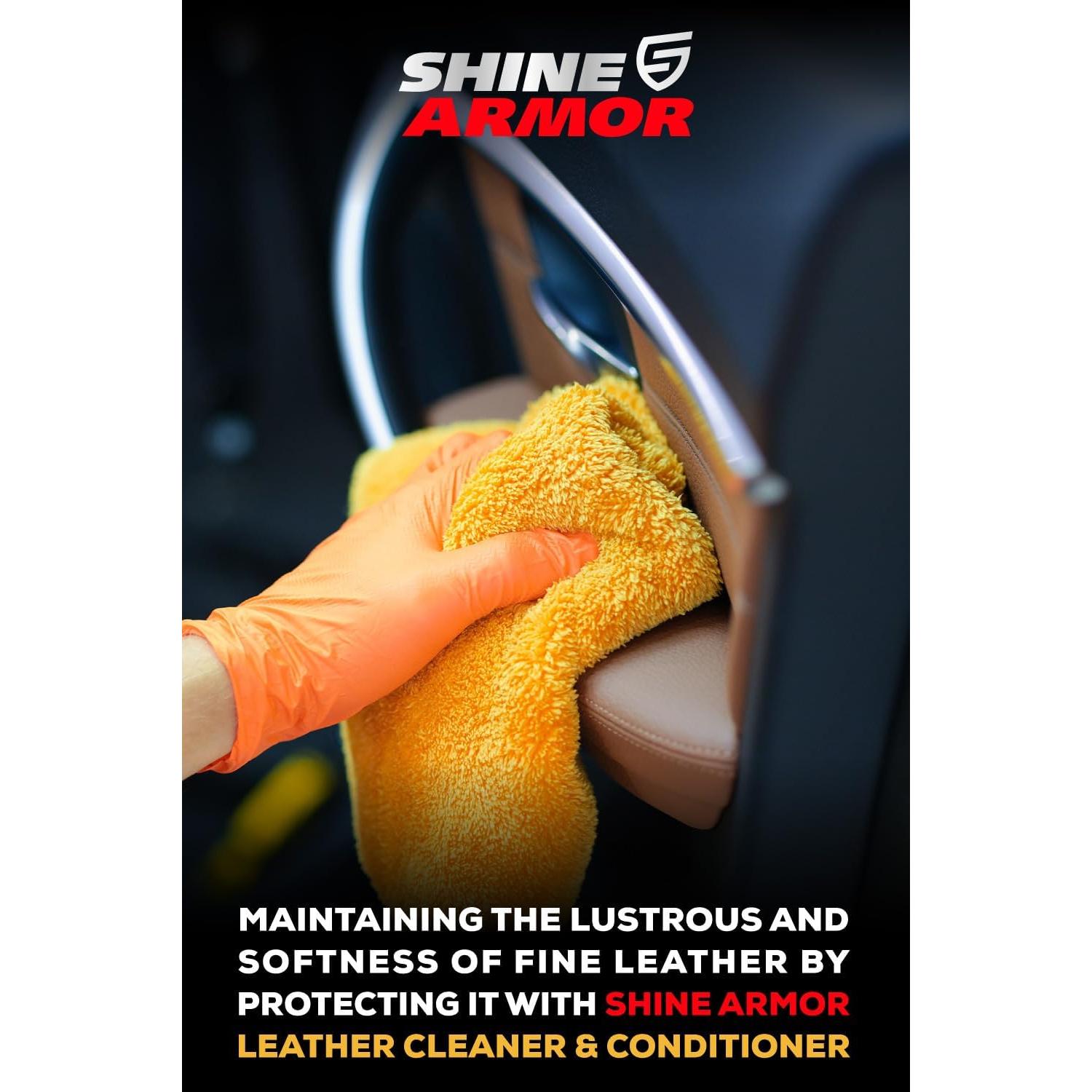 Limpiador y Acondicionador de Cuero Shine Armor 473ml - 2 en 1