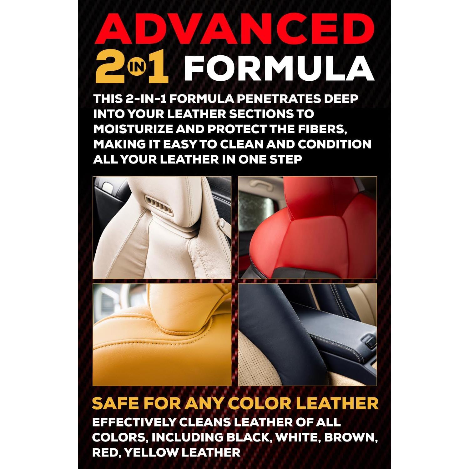 Limpiador y Acondicionador de Cuero Shine Armor 473ml - 2 en 1