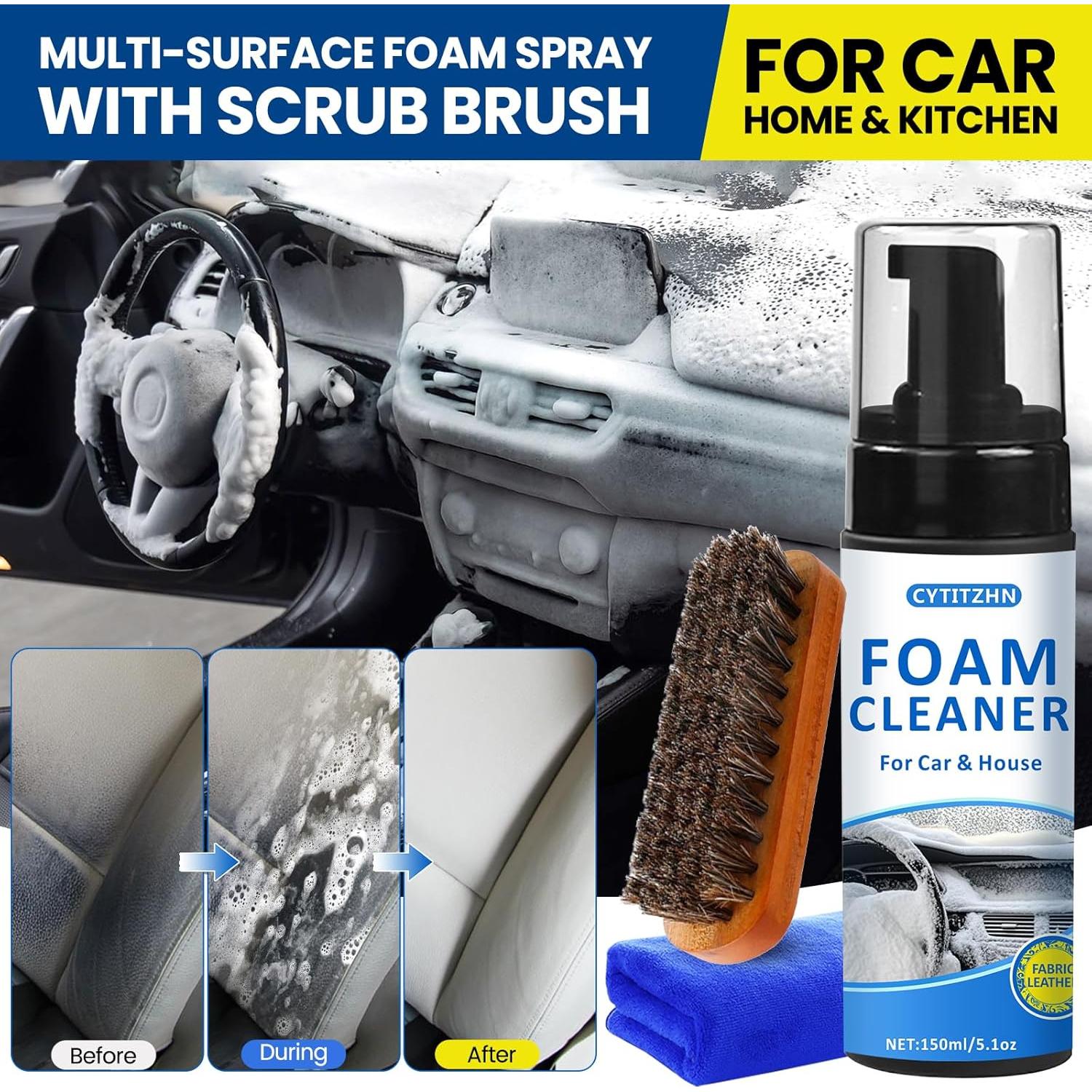 Kit Limpiador de Interiores Auto CYTITZHN 150ml - Multiusos