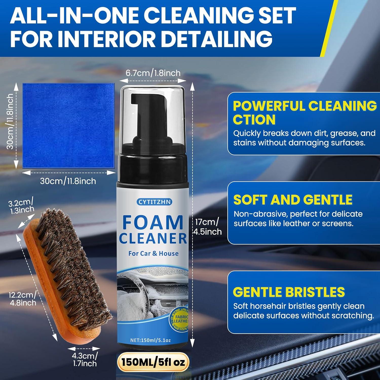 Kit Limpiador de Interiores Auto CYTITZHN 150ml - Multiusos