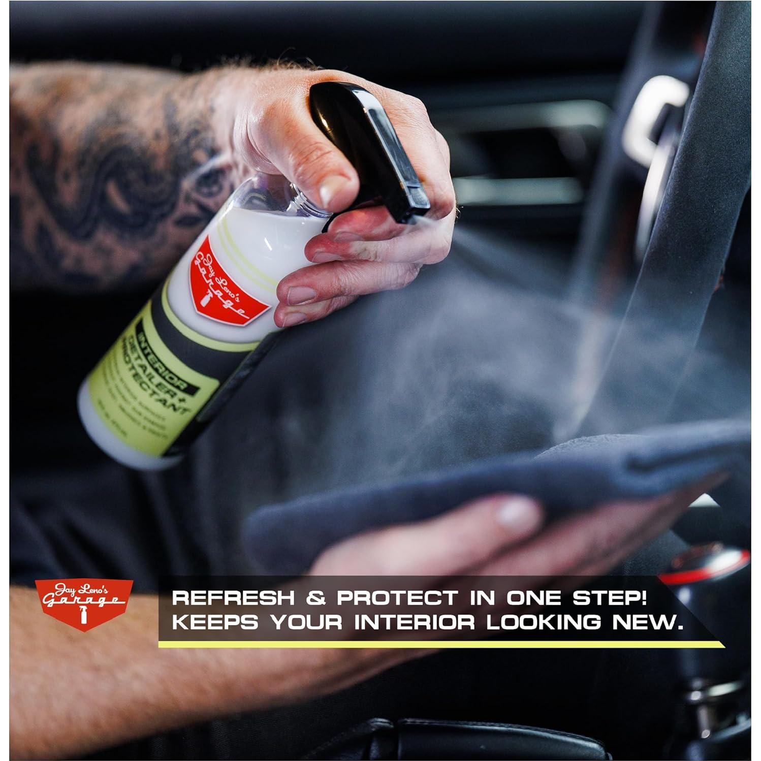 Limpiador y Protector de Interior Jay Leno 473 ml - Auto, Cuero, Plástico