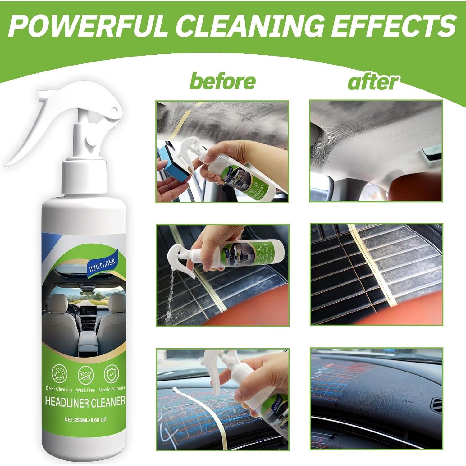 Limpiador Multifuncional de Techo de Coche Hzutloer 256 ml