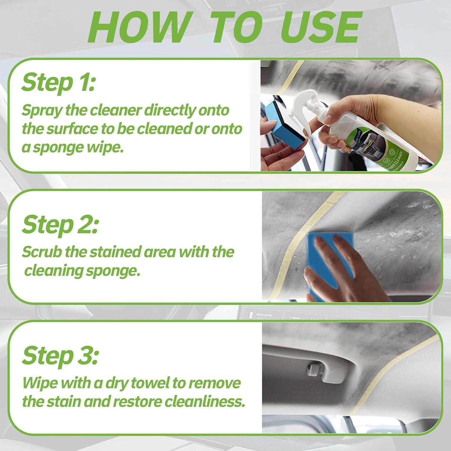 Limpiador Multifuncional de Techo de Coche Hzutloer 256 ml