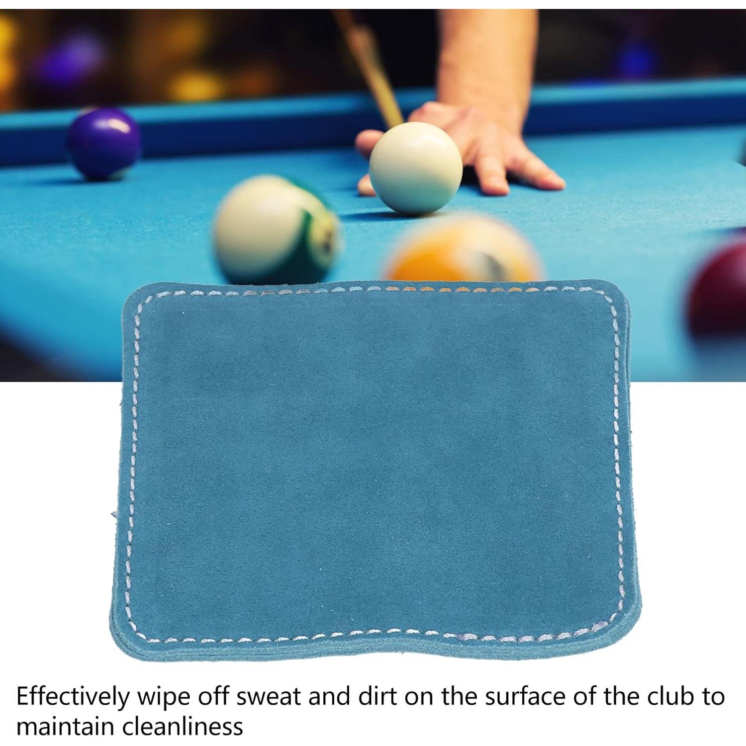 Limpiador de Tela para Taco de Billar Keenso - Cuero 9.5x9.5cm