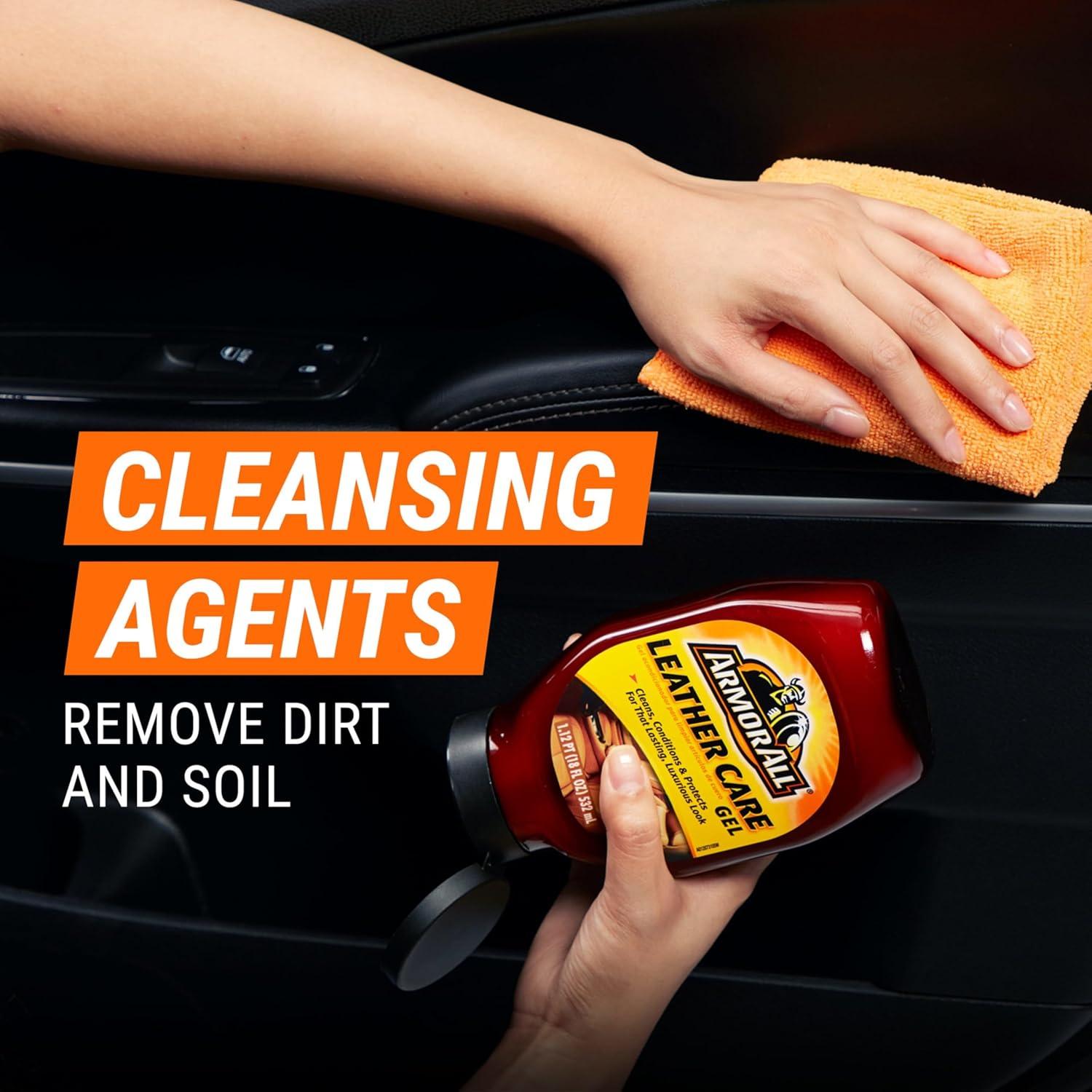 Gel Acondicionador de Cuero Armor All 532 ml - Limpiador y Protector