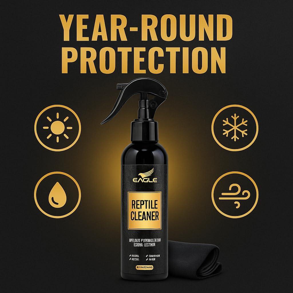 Limpiador y Acondicionador de Cuero Exótico Eagle 226ml - Spray para Botas, Zapatos y Accesorios