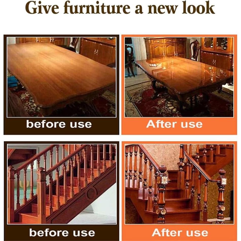 Salvador y Cepillo para Muebles ODPQDO - Crema para Cuero y Madera