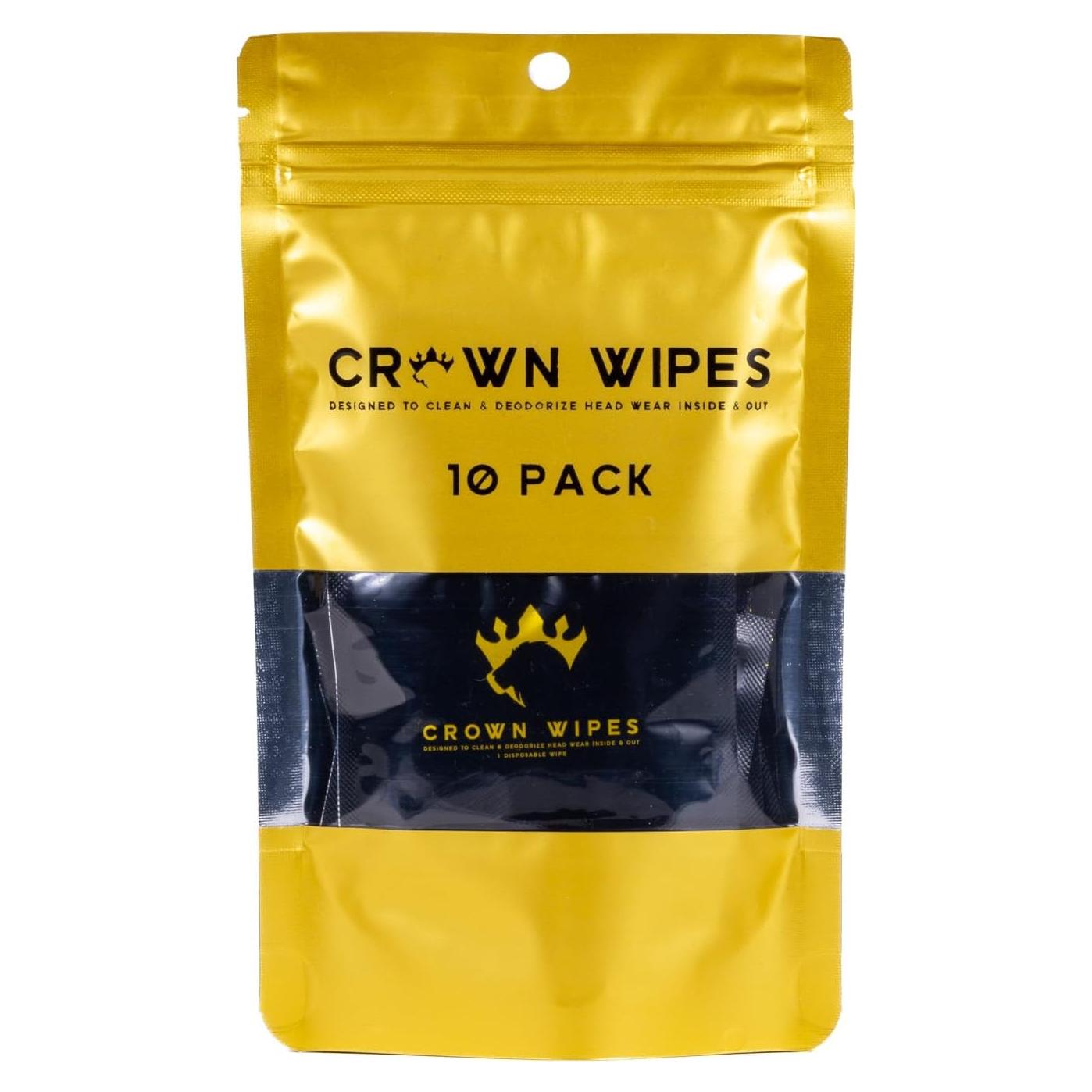 Toallitas Limpiadoras de Sombreros Crown Kleen - Paquete de 10