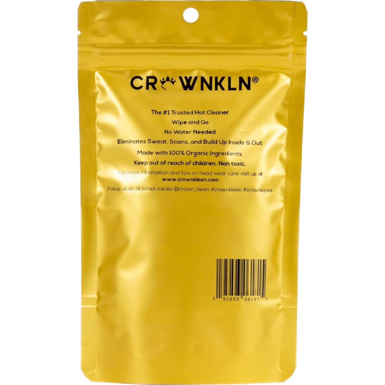 Toallitas Limpiadoras de Sombreros Crown Kleen - Paquete de 10