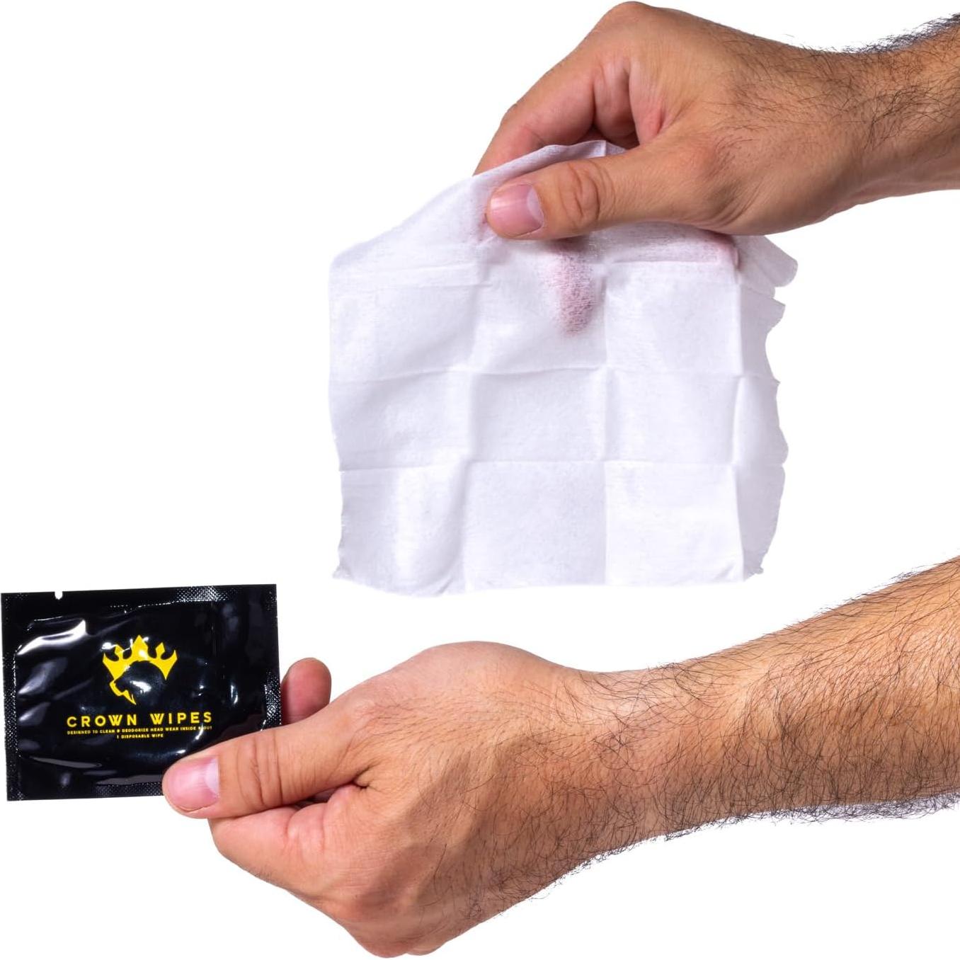 Toallitas Limpiadoras de Sombreros Crown Kleen - Paquete de 10
