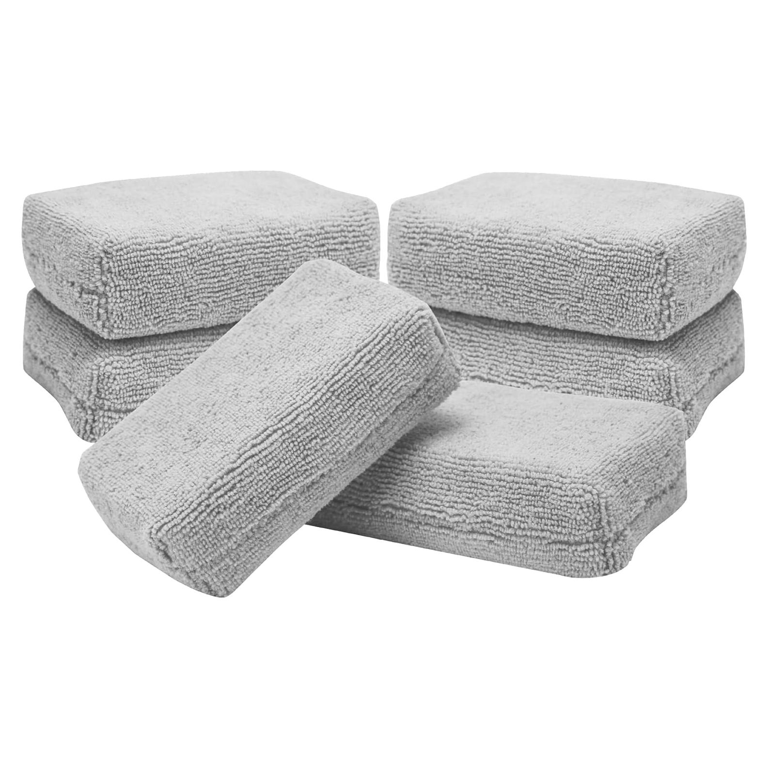 VIKING Almohadillas de Microfibra para Detallado Automotriz - 6 Pzas