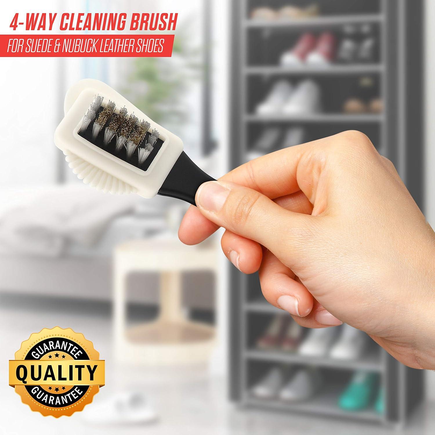 Kit de Limpieza de Zapatos de Cuero Suede y Nubuck - Natural