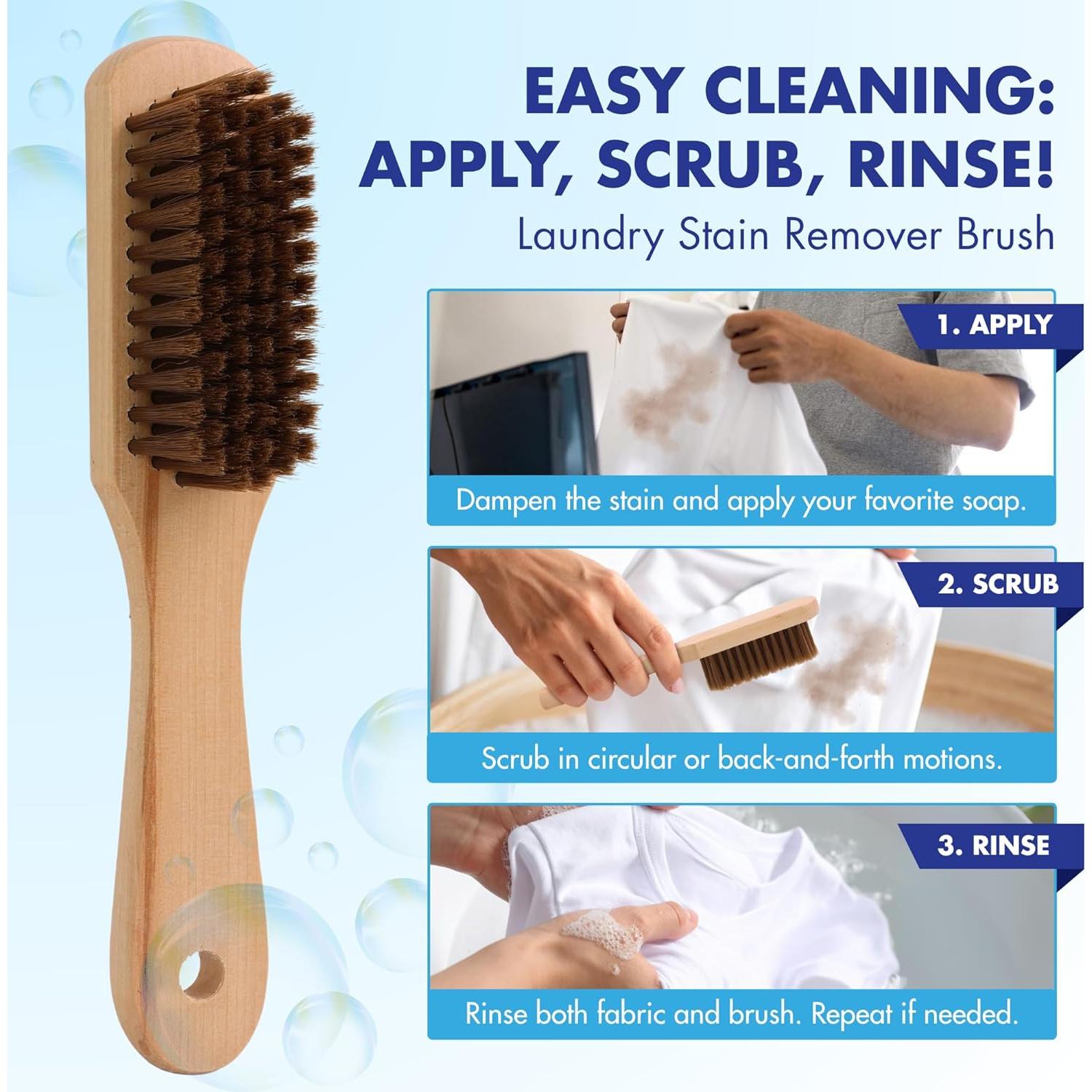 Cepillo quitamanchas ergonómico FIRSTSPIN - 67.8g - Multiuso