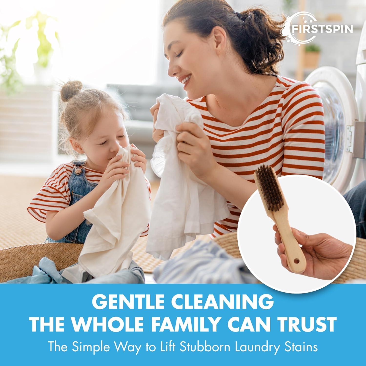 Cepillo quitamanchas ergonómico FIRSTSPIN - 67.8g - Multiuso