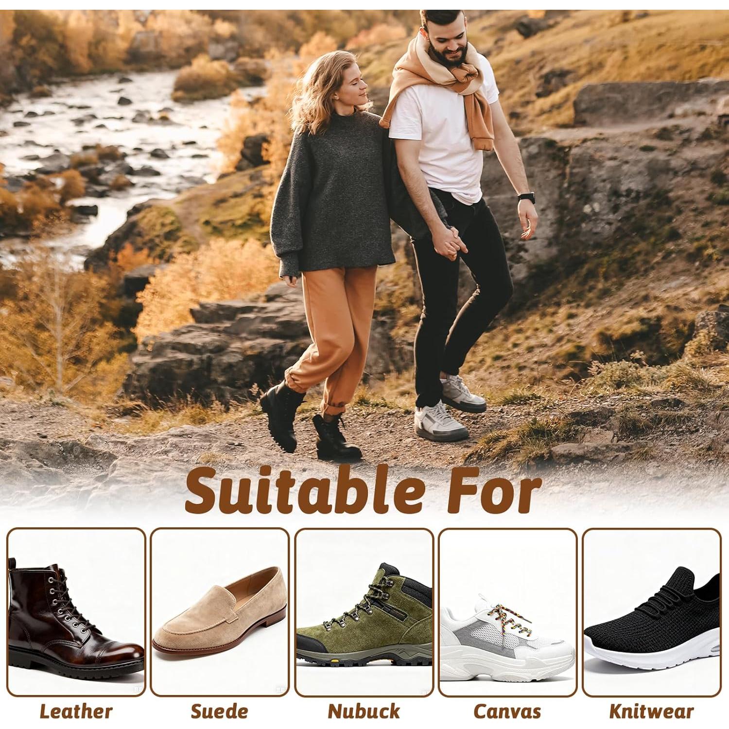 Kit de Limpieza de Zapatos Tucnoeu para Suede y Nubuck