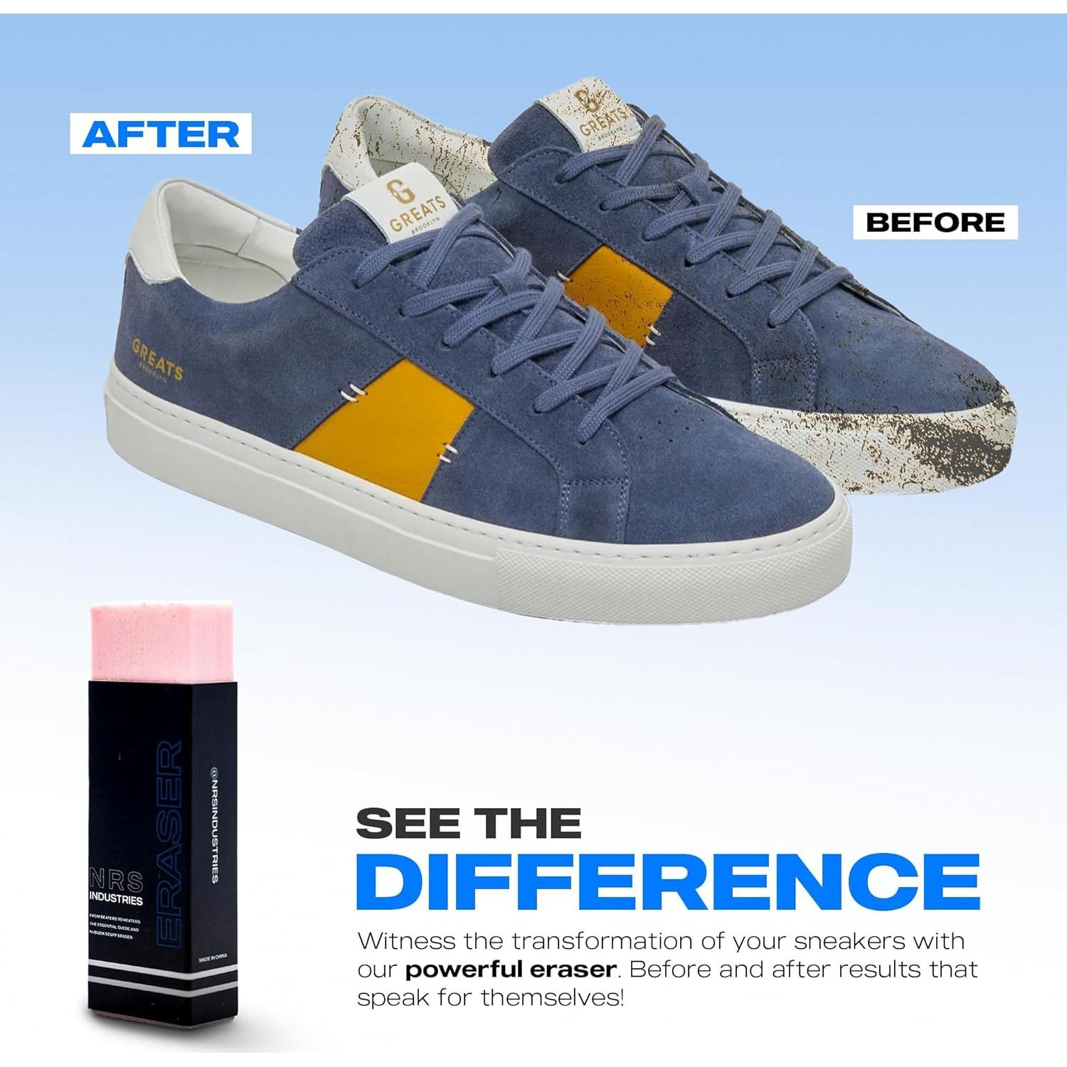 Limpiador de Goma Suede y Nubuck Esencial - 1 Paquete