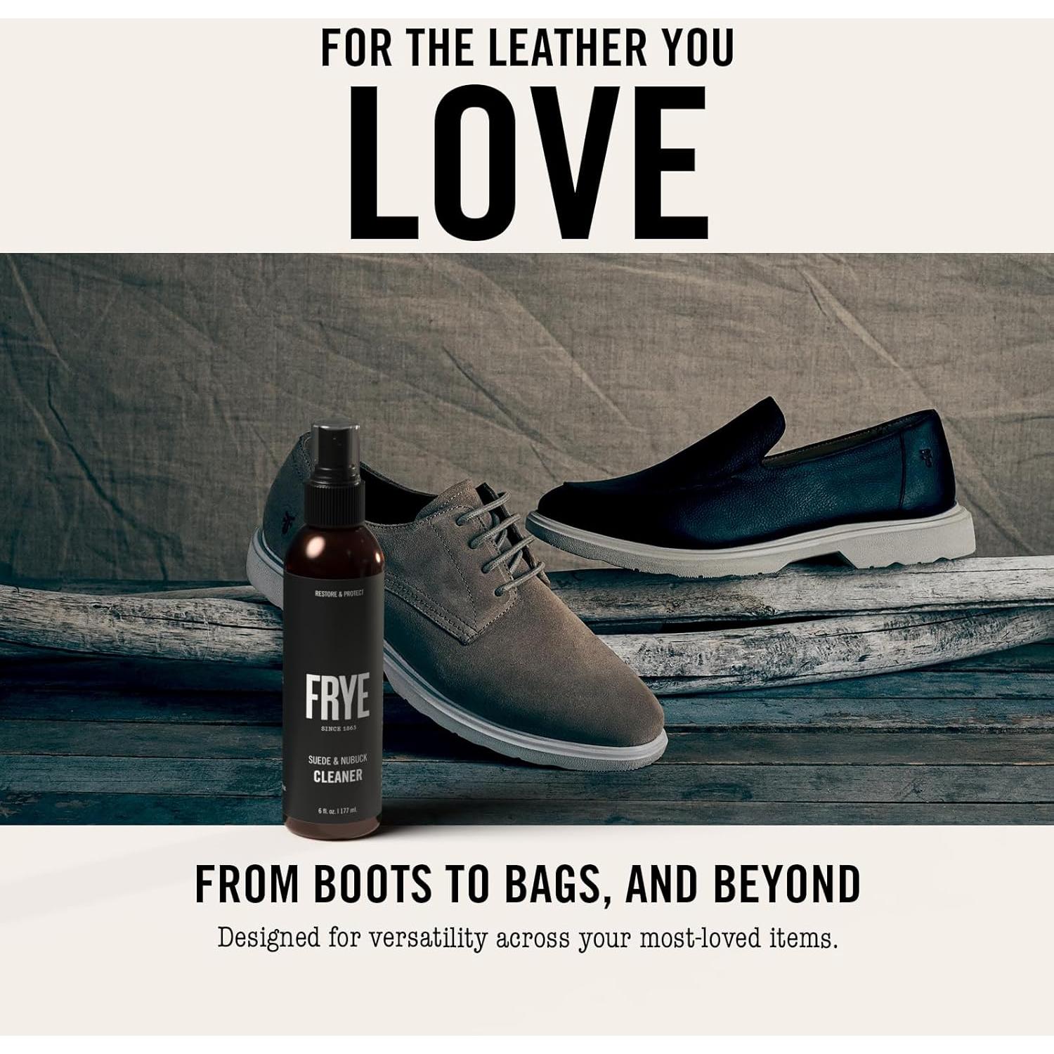 Limpiador de Suede y Nubuck FRYE 190g - No Tóxico y Hecho en EE. UU.