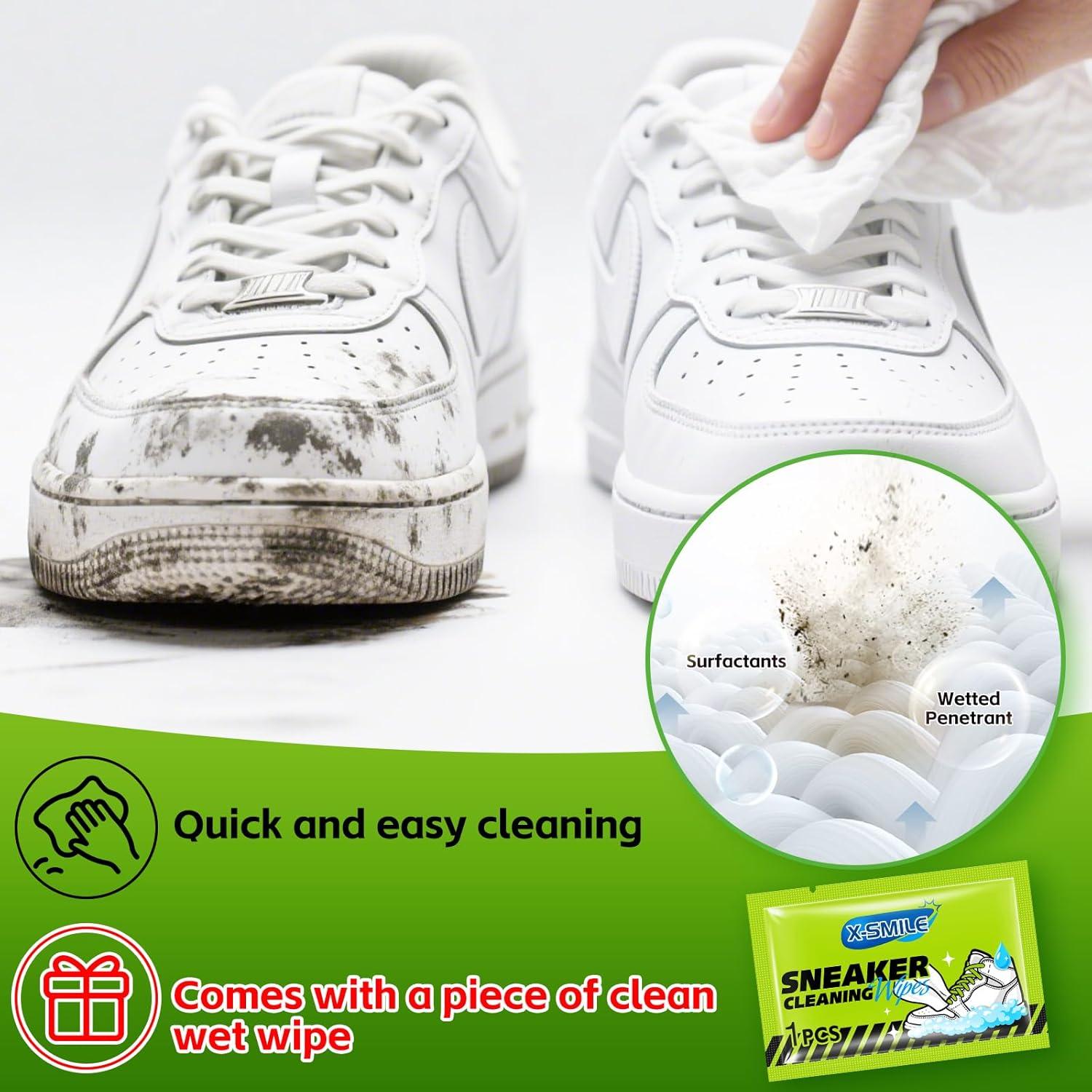 Kit de Limpieza de Zapatos X-SMILE 4 Piezas para Ante y Cuero