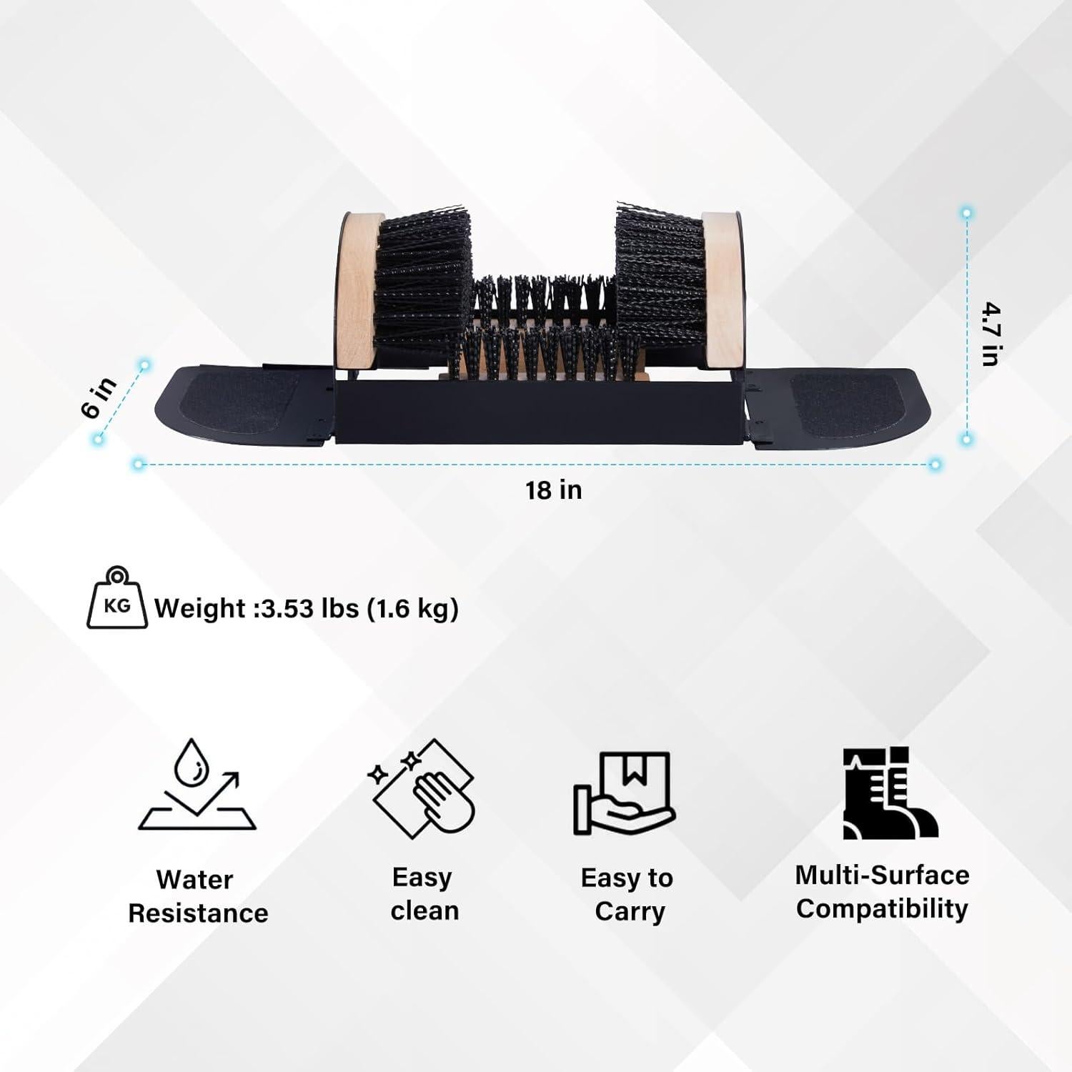 Limpiador de Botas Legacy - Cepillo Resistente con Cerdas Firmes