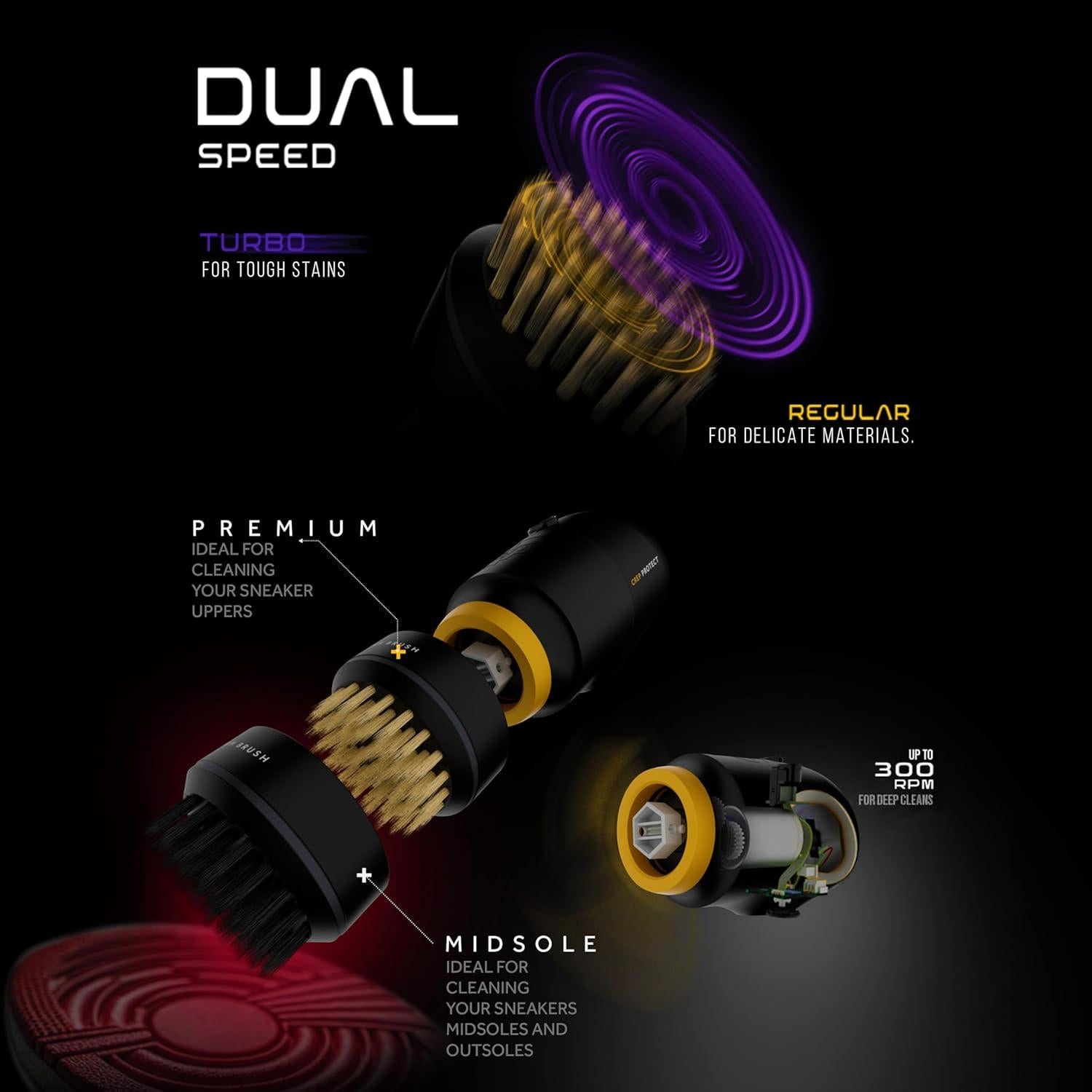 Kit de limpieza eléctrica Crep Protect Power para zapatillas