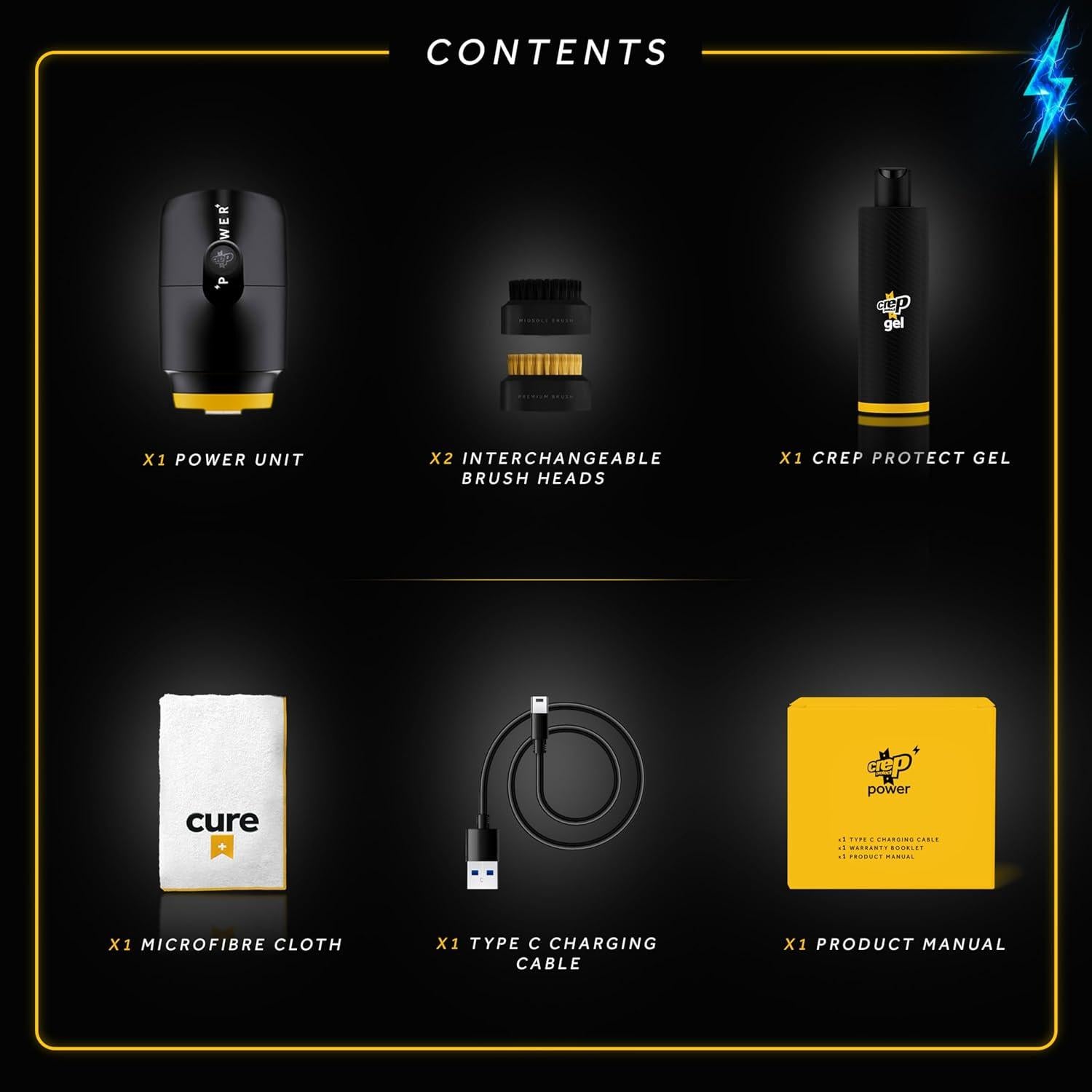 Kit de limpieza eléctrica Crep Protect Power para zapatillas