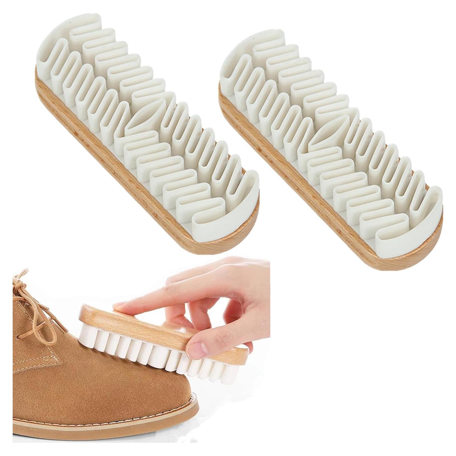 Kit de 2 Cepillos de Ante y Nubuck Genérico 12.7 cm